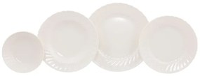 24 részes fehér porcelán étkészlet