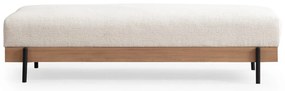 Eti Oak Pouffe White kárpitozott pad