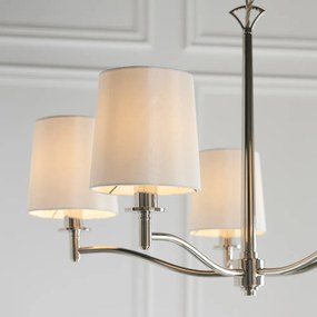Endon klasszikus függeszték ortona antik fehér nickel-nero end95826