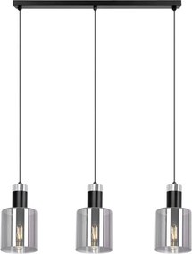 KAJA K-5253 BRUS Fekete Színű Függeszték 3xE27 15W IP20