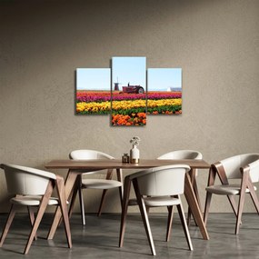 Tulipánfarm képe (90x60 cm)