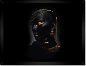 Poszterek keretben 40x30 Aranyozott arc