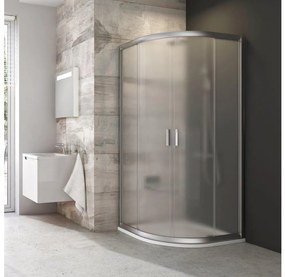 Ravak 3B240U00ZG - BLIX negyedköríves, négyrészes zuhanykabin 80x80cm, szatén