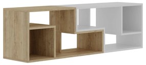 TV szekrény Glis - Sapphire Oak, White