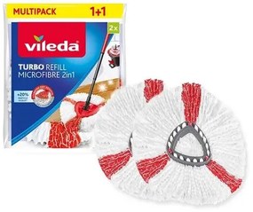 Vileda TURBO 2in1 csere a Turbo és Easy Wring&amp; Clean mophoz, 2 db