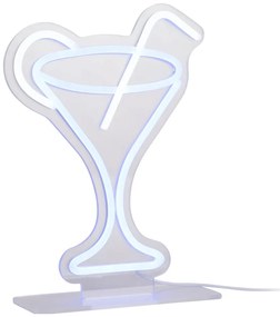 Kék LED neon fénydekoráció 5 W Cocktail – Leitmotiv