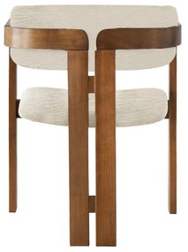 CO Light Grey and Walnut étkező szék