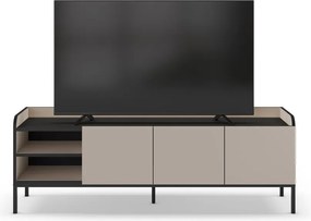 Krémszínű TV-állvány 160x55x42 cm Adara – Marckeric