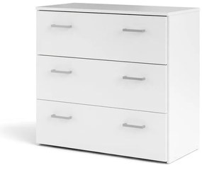 Fehér alacsony komód 74x70 cm Space – Tvilum