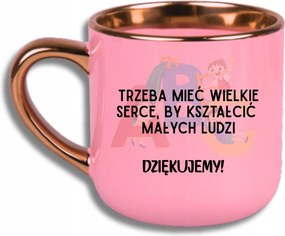 Bögre Rózsaszín Ajándék Nagy Pedagógus Nap Kell Egy Nagy Szív