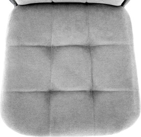 Szék, szürke szövet/fém, ADORA 2 NEW