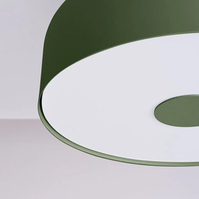 Zöld mennyezeti lámpa Blacko – Sollux