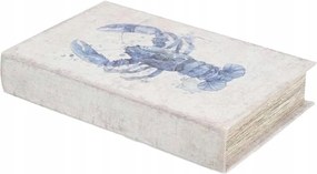 Doboz, Mint Egy Könyv Hamis Homár Rendszerező Apróságok Ékszer Ajándék