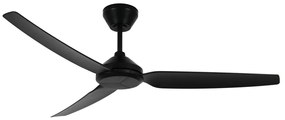 Lucci air 21616349 - Mennyezeti ventilátor POLIS IP55 fekete + távirányítás
