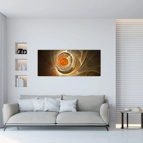 Absztrakciós kép (120x50 cm)