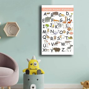 Gyerekszoba kép 45x70 cm Alphabet – Wallity