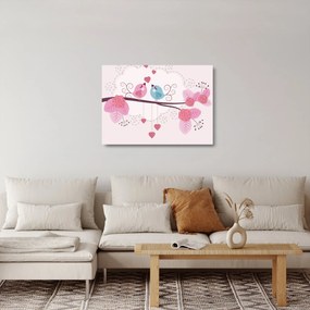 Kép - Szerelmi idő (üvegen) (70x50 cm)