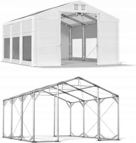 Garázs sátor 4x6m [2,5m] Kereskedelmi Das 580 Pp