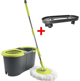 4Home előnyös szett Rapid Clean mop gurulós alátéttel