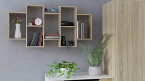 Odell Bilbao 7.0 fali polc, 129,5x65x20 cm, sonoma