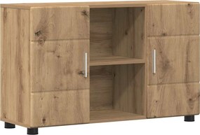 vidaXL Széf ajtóval FLORIN Artisan tölgy 88,5 x 30,5 x 55,5 cm Faanyag