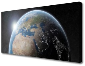 Vászonkép falra Planet Earth Universe 100x50 cm