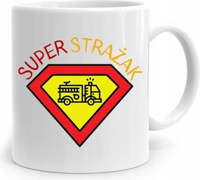 Bögre Ajándék Tűzoltónak Szuper Tűzoltó nyomott mintával