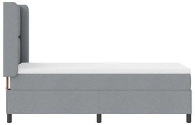 Rugózó Ágy Matrac Közepes Szürke 80x200 cm Szövet