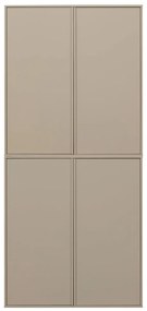 Krémszínű borovi fenyő moduláris szekrény 100x220 cm Daily – vtwonen