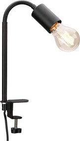 LED csíptetős lámpa 1xE27/4,2W/230V 2700K fekete