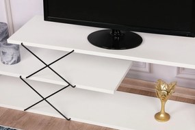 TV szekrény Zigzag - Fehér