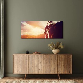 Kép - Hegymászók (120x50 cm)