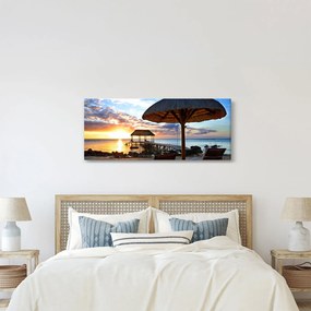 Kép - Naplemente Mauritiuson (120x50 cm)