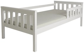 Gyerekágy MONTY 90 x 200 cm, fehér Matrac: Somnia matrac 18 cm, Ágyrács: Ágyrács nélkül