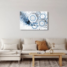 Kép - Geometriai absztrakció (90x60 cm)