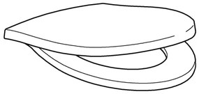 GROHE 42466000 - RAPID SL Duroplast WC-ülőke, fehér