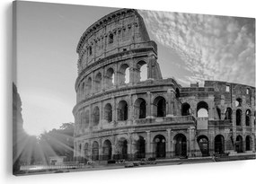 Kép - Colosseum Rómában, fekete-fehér (90x60 cm)