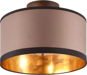 TRIO R61552041 DAVOS Ernyős Mennyezeti Lámpa Fekete, Szürke E14 IP20