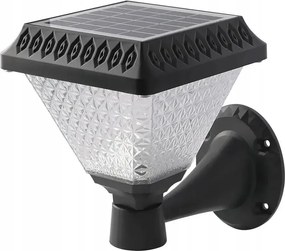 Kültéri LED-es napelemes kerti fali lámpa dekoratív távirányítóval V-tac