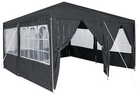 Parti Sátor 8 Oldalfallal Antracit 4x4 m PE
