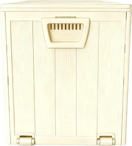 Kerti tároló box 112x49x54 cm, műanyag, bézs, AZB-G2075 CRM