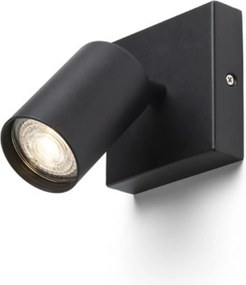 Rendl Dude Sq felületre szerelhető lámpa fekete 230V GU10 max. 9W négyzet alakú