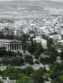 Poszter 30x40cm Kilátás Héphaisztosz templomára, Assaf Frank