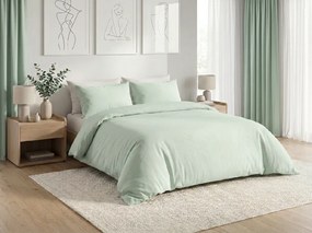 Pamut ágynemű CALMORA mentás Ágyneműhuzat mérete: 2 db 70 x 90 cm | 200 x 220 cm