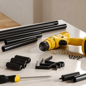 Acél bővíthető függönykarnis 81 - 163 cm Zen – Umbra