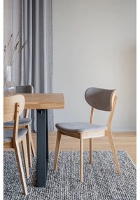 Szürke-natúr színű étkezőszék szett 2 db-os Kato - Rowico