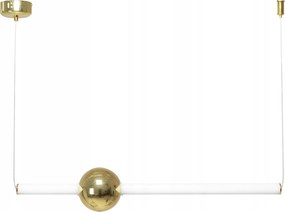 Mennyezeti Függő Lámpa Led Hosszú Arany Fehér Stick