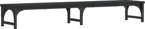 vidaXL fekete szerelt fa monitorállvány 105 x 23 x 15,5 cm