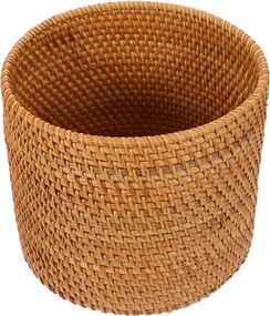 Rattan kosár virágtartó fedél Organizer Apróságok Kosár Dekoráció