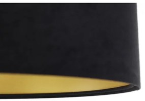 Csillár zsinóron SWING 1xE27/60W/230V fekete/szürke/arany